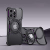 360° Stand Magnetic Cooling iPhone Case - Black Purple