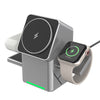 ChubbyCharger 3-in-1 Magnetic Wireless Beast – Fast Charge Trio - Gray