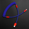 "Chubby Mood" Silicone Braided Fast Charging Cable #317 - Color 4