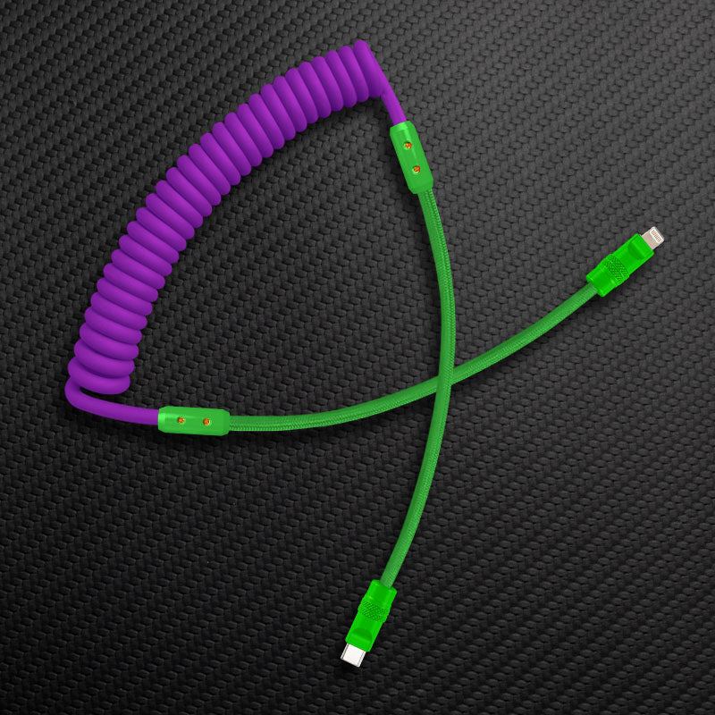 "Chubby Mood" Silicone Braided Fast Charging Cable #711