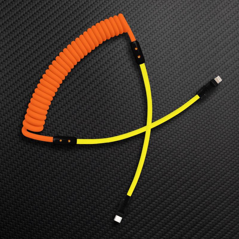 "Chubby Mood" Silicone Braided Fast Charging Cable #528