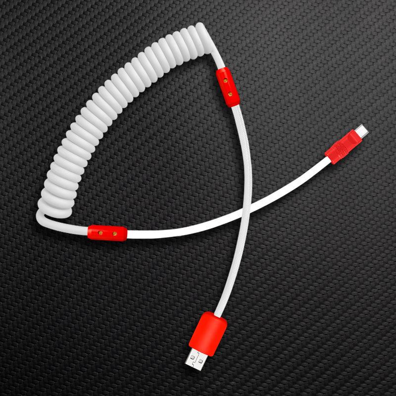 "Chubby Mood" Silicone Braided Fast Charging Cable #317