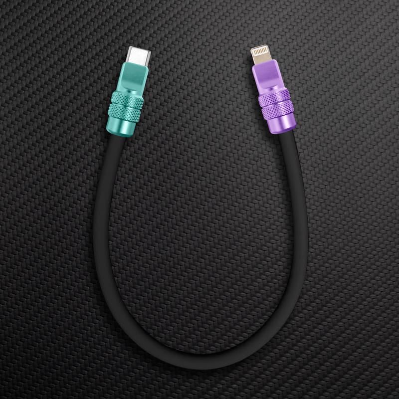 "Cute Anodized Pro" Power Bank Friendly Cable C+Lightning