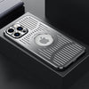 Magsafe Heat Dissipation iPhone Case With 360° Rotatable Invisible Stand - Silver - Without Stand