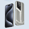 Electroplating Hollow Blade Heat Dissipation Case Suitable For iphone - Silver