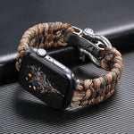 Nylon Sport Braided Steel Buckle Strap for Apple Watch
