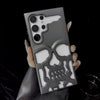 "Skull Design" Hollow Heat Dissipation All-Inclusive Anti-Fall Soft Case Suitable For Samsung - Gray