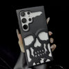 "Skull Design" Hollow Heat Dissipation All-Inclusive Anti-Fall Soft Case Suitable For Samsung - Black