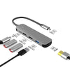 "Cyber" Wireless Charging USB 3.0 HUB Dock - 5 In 1