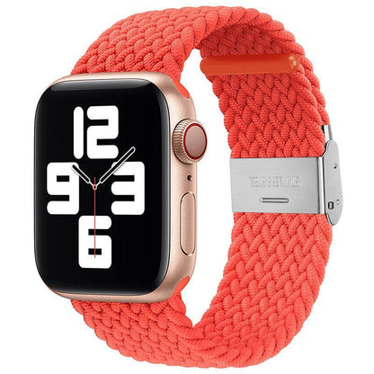 "Simple Band" Solid Color Woven Band For Apple Watch