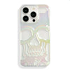 "Halloween & Dark Punk" Skull Colorful Heat Dissipation iPhone Case - Dazzling White