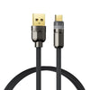 66W Flexible Silicone Fast Charging Cable - Black