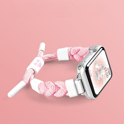 "Graffiti Watercolor" Creative Woven Nylon Apple Watch Strap