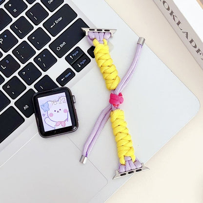 "Colorful Band" Twisted Rope Nylon Braided Watch Band For Apple Watch