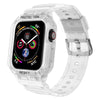 "One-Piece Band" Chic Silicone Sports Band For Apple Watch - T5-Transparent