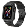 "One-Piece Band" Chic Silicone Sports Band For Apple Watch - T5-Black