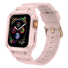 "One-Piece Band" Chic Silicone Sports Band For Apple Watch - T5-Pink