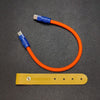 "Color Block Chubby"  Power Bank Friendly Cable - More colors - Orange+Blue