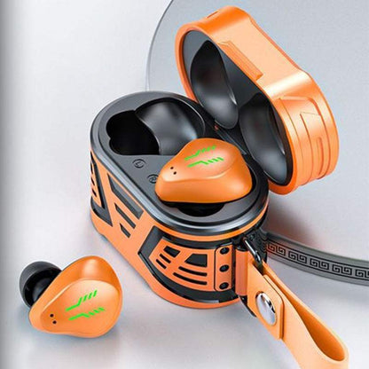 "Cyber" Retro Metallic TWS Earbuds