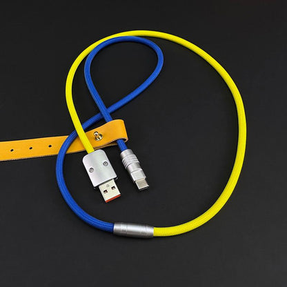 "Color-blocking Chubby" Charge Cable