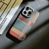 Simple Kevlar Textured MagSafe iPhone Case - Red+Green
