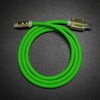 "Neon Chubby" Fast Charge Cable With Gold-plated Design - Green
