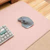 "Chubby" Leather Computer Desk Pad - Pink